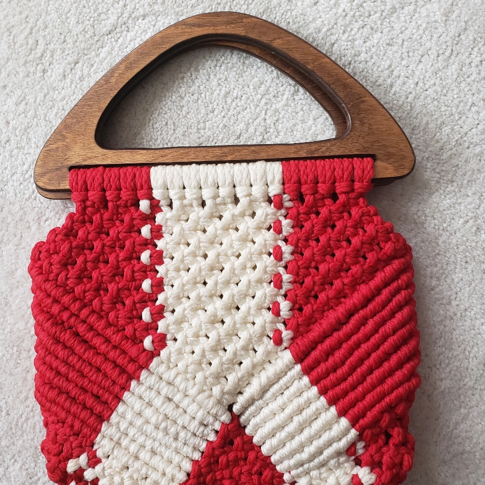 Vintage Macrame Bag